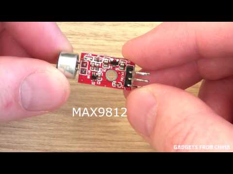 Видео: Дешевый микрофонный усилитель для петлички на MAX9812
