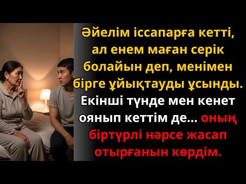 Видео: әйелім іссапарда еді, ал енемнің түнгі қылығы мені шошытты | Ешкім естімеген әңгіме
