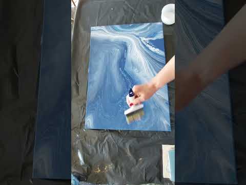 Видео: "Небо Кабеллы"  Холст 50 х 70 см. Покрываю лаком