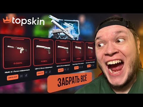 Видео: ВЫБИЛ ВСЕ PRINTSTREAM СКИНЫ С ЛОУ БАЛАНСА на TOPSKIN