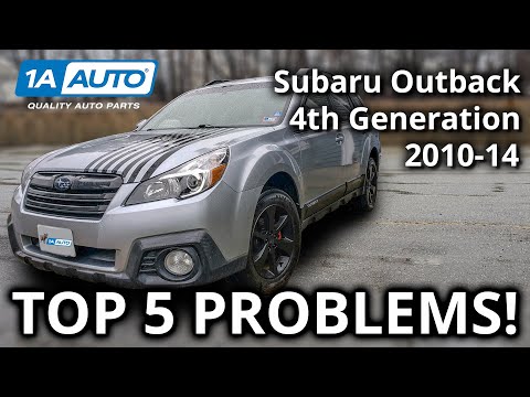 Видео: 5 основных проблем Subaru Outback Wagon 4-го поколения 2010-14