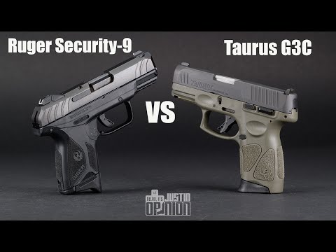 Видео: Ruger Security-9 против Taurus G3C