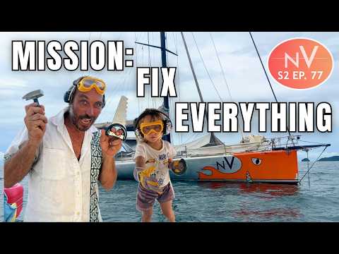 Видео: Мы не смогли бы выйти в море, пока всё это не исправим! | Неделя ремонта в Boat Life! | Сезон 2, ...