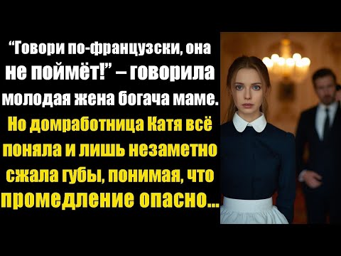 Видео: «Говори по-французски, она не поймёт!» — сказала жена богача. Но домработница поняла всё