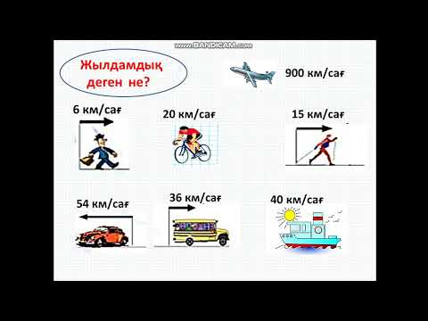 Видео: Қашықтық. Уақыт.Жылдамдық