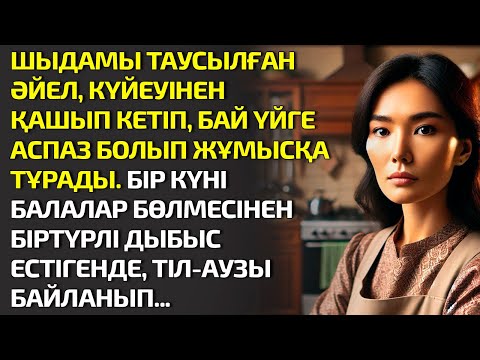 Видео: ШЫДАМЫ ТАУСЫЛҒАН ӘЙЕЛ, КҮЙЕУІНЕН ҚАШЫП КЕТІП, БАЙ ҮЙГЕ АСПАЗ БОЛЫП ЖҰМЫСҚА. ӘСЕРЛІ ӘҢГІМЕЛЕР