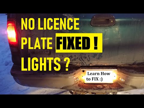 Видео: УСТРАНЕНИЕ НЕИСПРАВНОСТЕЙ В ЦЕПИ ПОДСВЕТКИ НОМЕРНОГО ЗНАКА. Любое транспортное средство. Исправлено!