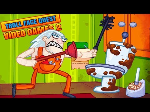 Видео: САНТЕХНИК 999 УРОВНЯ! Затроллил ВСЕ СОВРЕМЕННЫЕ ВИДЕОИГРЫ в Игре Troll Face Quest Video Games 2