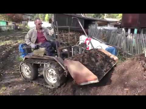 Видео: Минитрактор Робинзон  Трудовые будни 3