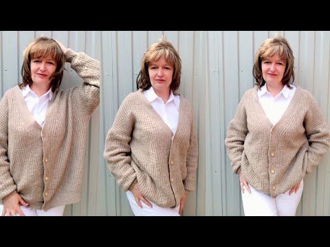 Видео: КАРДИГАН "ЗВУКИ ВЕСНЫ". Часть 3. Как я вшиваю планку.