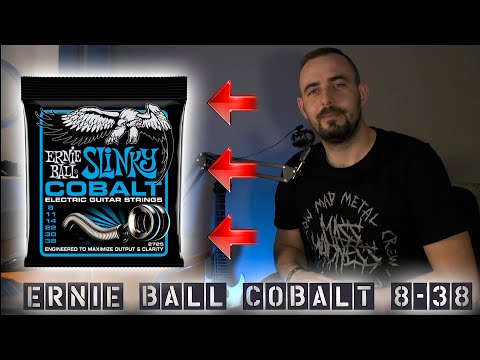 Видео: Тест - Обзор на струны Ernie Ball Cobalt 8 - 38