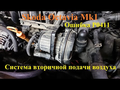 Видео: Проверка и быстрая чистка системы вторичной подачи воздуха на двигателе AVU/BFQ (Skoda Octavia MK1)