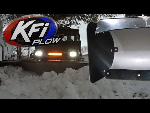 Видео: Установка боковой пластины снегоочистителя Polaris Ranger 6x6 KFI 72 дюйма