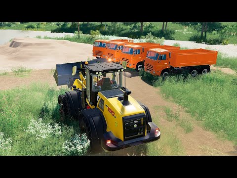 Видео: КУПИЛИ ПЕСЧАНЫЙ КАРЬЕР И ПЕРВЫЕ КАМАЗЫ! - FARMING SIMULATOR 2019