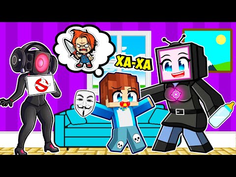 Видео: СПИКЕРВУМЕН И ТВ ВУМЕН СТАЛИ НЯНЯМИ В МАЙНКРАФТ! КРАСЯ НЕПОСЛУШНЫЙ РЕБЕНОК TV WOMAN SPEAKERWOMAN