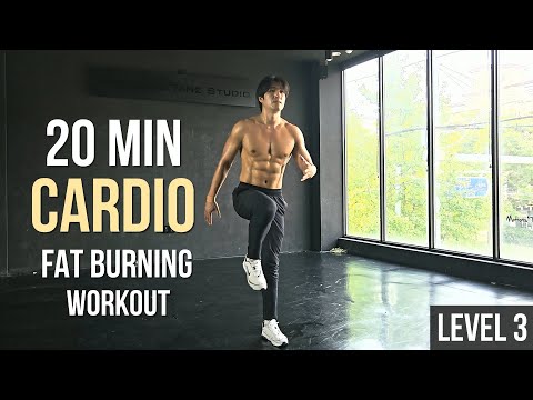 Видео: 20-минутная кардио тренировка для сжигания жира (без оборудования) 20 Min FAT BURNING CARDIO Workout