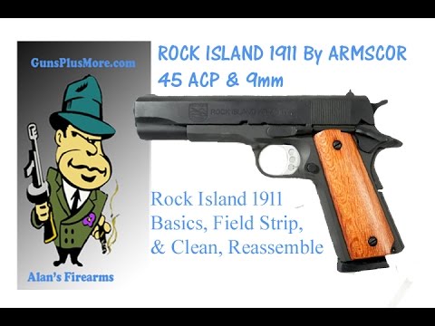 Видео: Rock Island Armory 1911 Armscor: полевая разборка, чистка, смазка и сборка