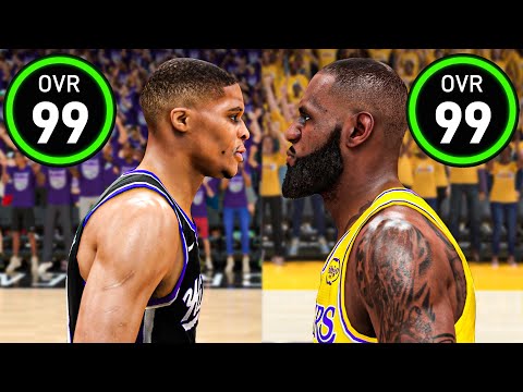 Видео: Я сделал Рассела Уэстбрука и Леброна соперниками