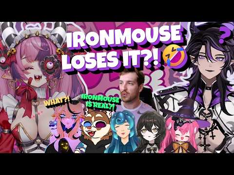 Видео: Ironmouse ТЕРЯЕТ СЕБЯ 😱 на CDawg Impersonation от PapaMutt! при участии Froggy, Arielle и друзей