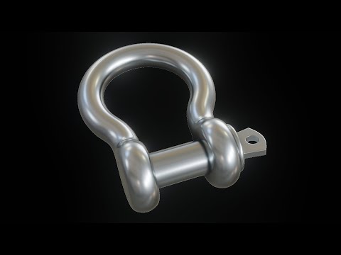 Видео: Subd-моделирование, Такелажная скоба