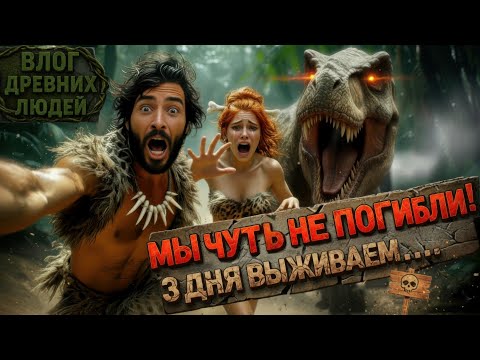 Видео: МЫ ЧУТЬ НЕ ПОГИБЛИ... 3 ДНЯ ВЫЖИВАЕМ В ДОИСТОРИЧЕСКОМ МИРЕ #Влог #ЖареныйМамонт #нейросеть  #veo3