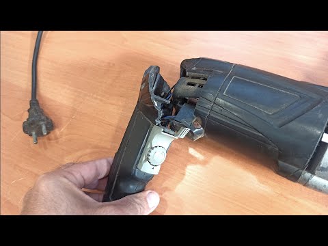 Видео: Упала дрель  ремонт корпуса.