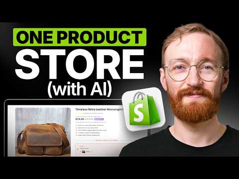 Видео: Как создать магазин Shopify с одним товаром с помощью ИИ (шаг за шагом)
