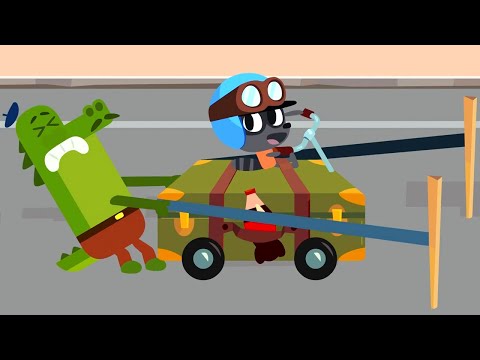 Видео: 🚚 Тачки, тачки 🚗  – Гонка на самодельных машинах – Серия 13 | Мультик для детей про машинки