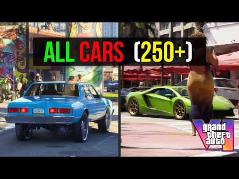 Видео: Разборка автомобилей GTA VI | Сравнение всех проверенных автомобилей и реальных моделей