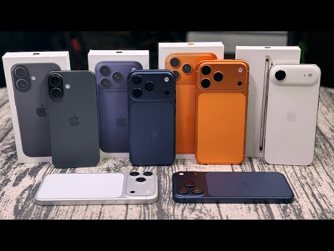 Видео: iPhone 17, 17 Pro, 17 Pro Max, iPhone Air — распаковка и первые впечатления
