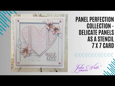 Видео: Коллекция «Сентиментально ваши панели. Совершенство» — изящные трафаретные панели размером 8 x 8
