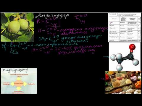 Видео: Альдегиддер