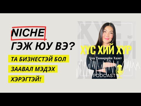 Видео: Niche гэж юу вэ?