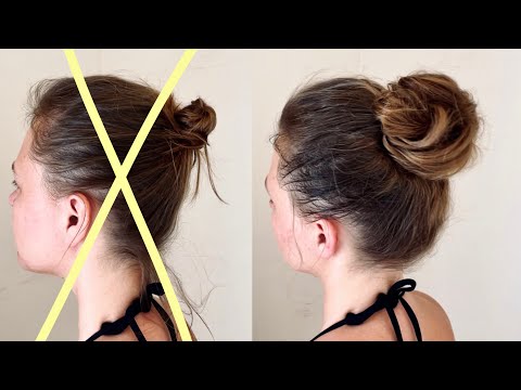 Видео: Красивый Высокий ПУЧОК на КОРОТКИЕ/ СРЕДНИЕ волосы. Peinados para cabello corto