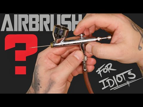 Видео: Вы ничего не знаете о том, как пользоваться аэрографом?