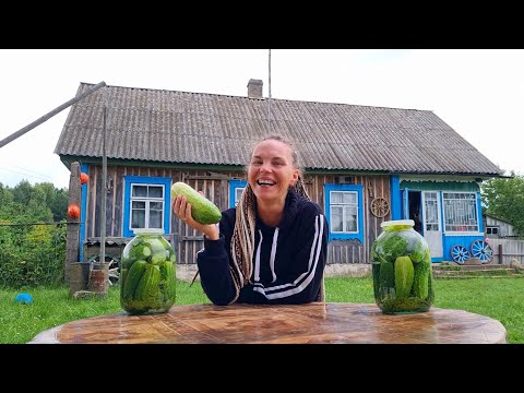 Видео: Самый необычный способ маринования огурцов от около деревни
