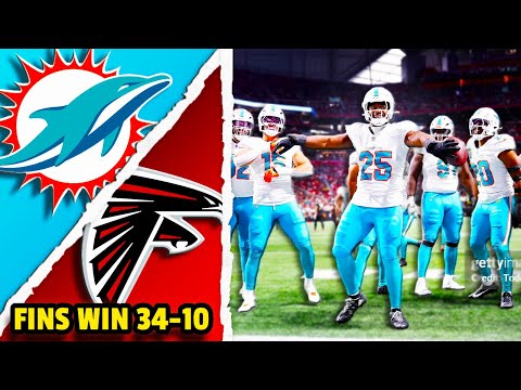 Видео: Miami Dolphins разгромили Atlanta Falcons | Tua MAJOR возвращается, доминирует в игре, защита в огне
