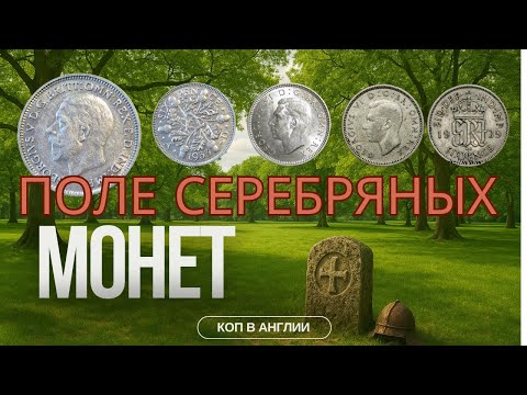 Видео: 5 Серебряных монет за один коп + артефакты 18 века. Коп в Англии. Молдавский копатель.