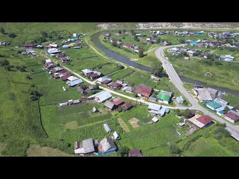 Видео: Нижний иргинск с высоты птичьего полета, июль 2017 года