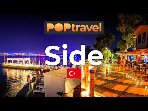 Видео: СИДЕ, Турция 🇹🇷 - Ночной Тур - 4K 60fps (UHD)