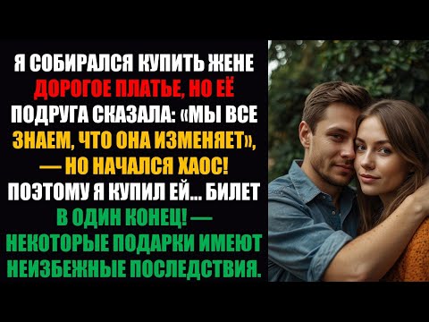 Видео: Я собирался купить жене дорогое платье, но друг сказал: «Мы все знаем, что она изменяет»,...