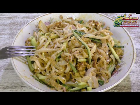Видео: Рекомендую попробовать, вкусный салат из кальмара, Быстро просто и реально вкусно