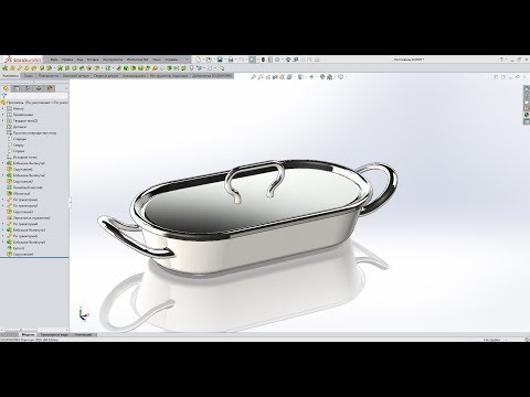 Видео: Solidworks. Противень