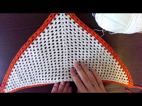 Видео: Вязание крючком - Косынка на голову