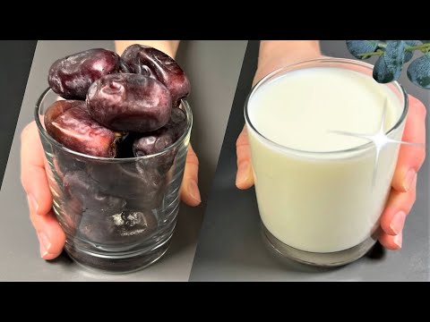 Видео: Я залила финики горячим молоком, и результат был потрясающим! Рецепт за 5 минут!