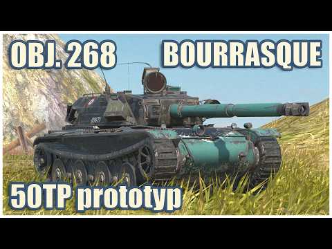 Видео: Bourrasque, 50TP prototyp & Объект 268 • WoT Blitz Gameplay
