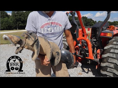 Видео: Не повторяйте моей ошибки с моим буром Land Pride. Техническое обслуживание обязательно!