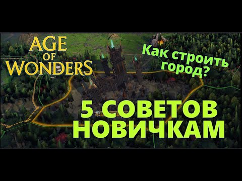 Видео: 5 Советов новичкам. Как стоить город. (Age Of Wonders 4)