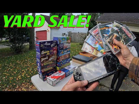 Видео: Уникальные находки с распродажи! Видеоигры почти на каждой остановке!