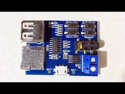 Видео: Компактный MP3 плеер за копейки для любителей DIY с AliExpress
